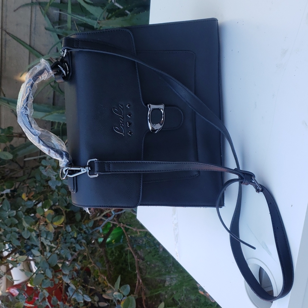 Loulu tote black  bag like new